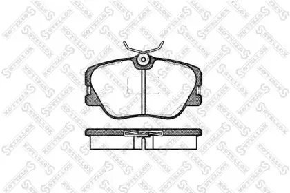 Комплект тормозных колодок, дисковый тормоз STELLOX купить